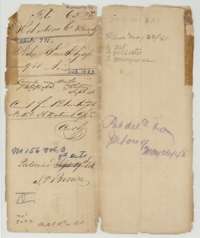 File jacket for John Smith's bounty warrant for 960 acres in Navarro County, listing the certificate, field notes and conveyance; patented 8 October 1846.