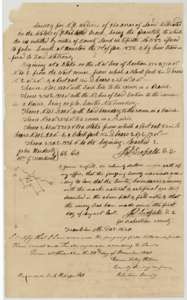 Field notes for 960 acres on the waters of Richland Creek surveyed for N. H. Watrous by deputy surveyor James Scofield, 11 December 1840.