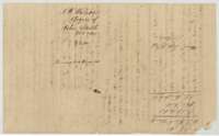 Folded wrapper for the field notes of N. H. Watrous, assignee of John Smith, 960 acres, recorded in Book B, page 148.