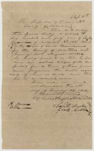 Unconditional headright certificate for 640 acres issued to David Seely at Franklin, Robertson County, 1 January 1844, after proof of three years' residence.