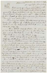 Field notes for 640 acres at the head of Richland Creek for David Seely, surveyed by deputy surveyor Wm. L. Browning, 6 November 1851.
