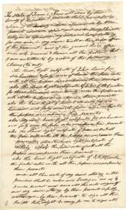 Power of attorney of 12 March 1846 in which David Seely names Henry J. Jewett to obtain patents on several headright claims.