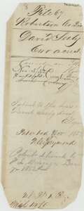 Old wrapper for the David Seely file, noting the patent to his heirs in November 1852.