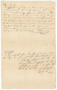 Proof of the Hedrick deed before the Harrisburg County deputy clerk and recording certificate, June 1839.