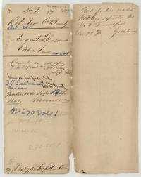 File jacket for Augustus S. Ensworth's 640-acre bounty land, patented to J. T. Lawrence, assignee, Sept 1845, No. 670 Vol. 1.