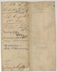 File jacket, file 86 Robertson County Bounty, John Carpenter 960 acres, with patent entry No. 659 Vol. 1 to John T. Lawrence, assignee, September 1845.