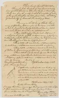 Survey of 960 acres on Chambers' Creek for John Carpenter, made 12 October 1840 by B. J. Chambers, examined at Franklin by Edwin LeRoy Patton, 10 December 1840, Book B p. 133.