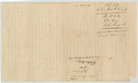 Wrapper for the field notes of 960 acres for John Carpenter, recorded Book B p. 133, patented September 1845.