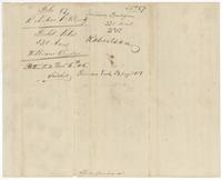Wrapper for the field notes, 'Patented Nov. 6th 45', recorded Book B p. 109, office fees paid.