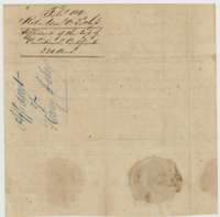 Filing wrapper for Henry Lakey's affidavit of the loss of his conditional certificate.