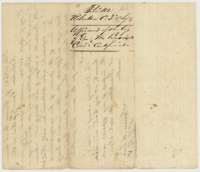 Jacket for George M. Broadwell's affidavit about his conditional certificate.