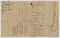 Wrapper for Bell's field notes, with the county surveyor's examination, the patent note and a receipt of 7 December 1840 for $31.20 in government dues.