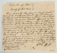 Power of attorney of 13 January 1842 in which Joseph T. Bell of Fort Bend County appoints James Hughes to apply for and receive his patent.