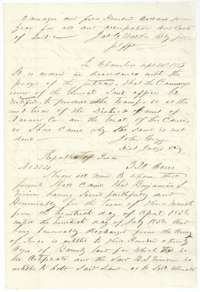 End of the petition and Judge John Gregg's order of 22 September 1859 that the land office produce the transfer, with the start of a copied certificate.