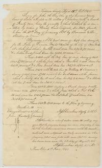 Field notes and plat of 640 acres for John H. Singleton on Chambers' Creek beside the Rawdon, Wright and Hatch survey, by B. J. Chambers.