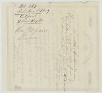 Back of the certificate endorsed with the earlier certificate No. 1368 issued by Paymaster General Geo. W. Poe on 28 Dec 1836.