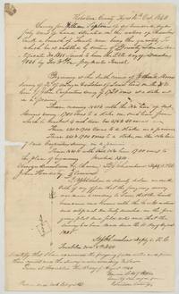 B. J. Chambers' field notes and plat for 640 acres on Chambers Creek, with chain carriers named and Patton's examination, recorded Book B page 141.