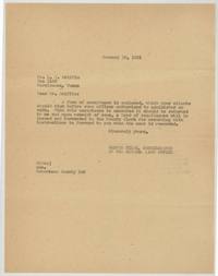 Land Office letter sending the form of acceptance for the excess acreage.
