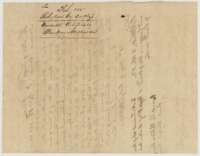 Back of the unconditional certificate, marked as the certificate of Buckner Melton.