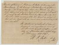Certificate of 5 February 1846 from the Harris County probate clerk, Houston, that an administrator of Joseph Young's estate was duly appointed.