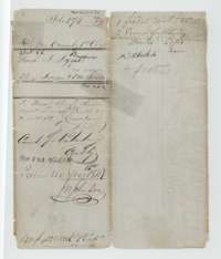 File jacket for Noah T. Byars's headright of two-thirds of a league and a labor, listing the field notes and power of attorney; patented 16 December 1847.