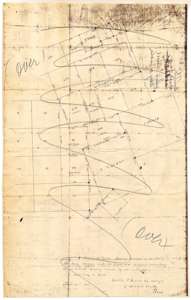 A 1903 plat of a survey in Dimmit County, filed here by mistake; it does not belong to the Byars land.