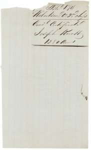 Wrapper for the conditional certificate of Joseph Knott, 1,280 acres, Robertson 2nd Class.