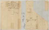 Wrapper for the Joseph Knott field notes, marked patented and recorded in Book F, page 185.