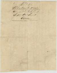 Back of the McLoud certificate, with the Robertson County 2nd Class file docket.