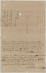 District Surveyor David R. Mitchell's certificates of 6 February 1847 that the McLoud survey is recorded in Book K, page 189, and predates the Mercer colony contract.