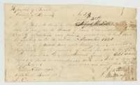 Conditional headright certificate No. 28 issued 4 September 1841 by the Board of Land Commissioners of Milam County to Alfred Y. Lothlen for 640 acres.