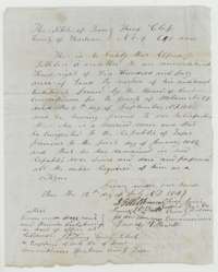 Unconditional headright certificate for 640 acres issued 12 July 1847 in Burleson County to Alfred Y. Lothlen.