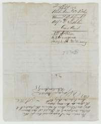 Back of the certificate, with Lothlen's endorsement of 12 July 1847 assigning it to Joseph A. McMinney before a Burleson County notary.