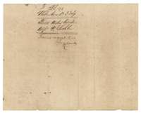 Filing wrapper for the Lothlen field notes, with a file note of 12 August 1852.