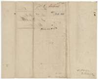 Back of the field notes for James D. Matthews' Survey No. 23, 640 acres, marked as recorded.