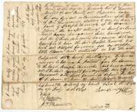 Deed of July 1841 in which Thomas Wright of San Augustine County sells his headright certificate to Joseph French for $1,000.