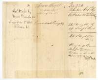 Wrapper for the Wright field notes, recorded in Book H, page 29, and marked patented in August 1845.