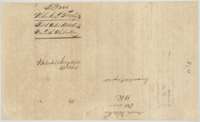 Docket wrapper for the Whitaker field notes, 1,280 acres, noting the patent of January 1850.
