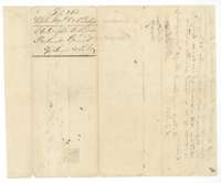 Back of the surveyor's statement, with a filing note for the Robertson County field notes of Frederick Grimes.