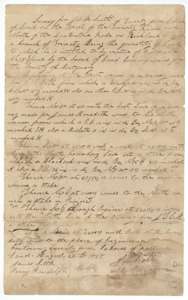 Field notes of 25 labors on Richland Creek surveyed for James M. Smith by deputy surveyor Scott, 22 August 1838.