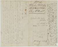 Back of the field notes, with the surveyor's oath and Land Office notes that the land was patented 25 November 1848.