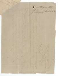 Empty jacket marked as the certificate of James Meredith.