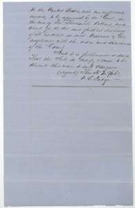 Continuation of the 1842 bankruptcy order, setting the assignee's bond and ordering the order to be certified.