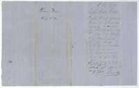 Filing wrapper for the New Orleans court papers and the assignments of the Huie scrip, filed 13 October 1857.