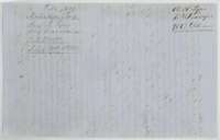 Wrapper for the Tyus to Oliver transfer, filed 13 October 1857.
