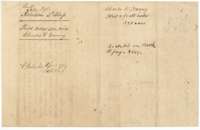 Wrapper for the plat and field notes of Charles W. Nanny, 320 acres, recorded in Book K, page 385 and marked patented April 1851.