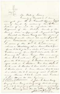 Field notes and plat for 57.6 acres on Richland Creek, surveyed for B. F. Carroll by county surveyor John W. Irvin on 2 January 1872.