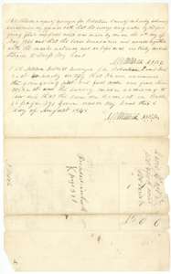 Surveyor's oath of 11 May 1846 and district surveyor D. R. Mitchell's certificate of 8 August 1848 that the Wood survey is recorded in Book K, page 391.