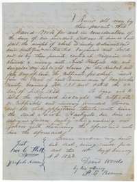 Deed in which David Wood, by his attorney P. E. Bean, sells his 640-acre headright to Jacob Hartzell for $100.