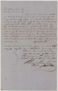 Affidavit of Jacob Hartzell before a Corsicana notary, September 1855, that he owns the Wood certificate and that it has been lost.